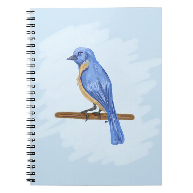 Cuaderno Pájaro azul (Frente)