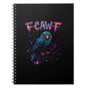 Cuaderno Pájaro Cuervo Cuervo Gracioso Pájaro Cuervo Bromea