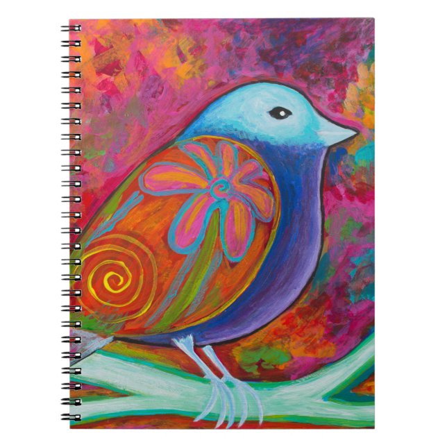 Cuaderno Pájaro de la primavera (Frente)