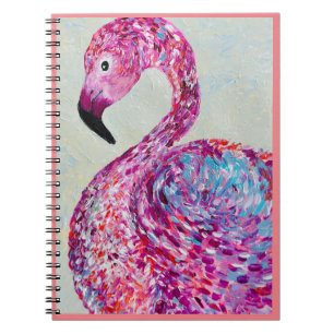 Cuaderno Pájaro de otro bloc de notas en espiral de color