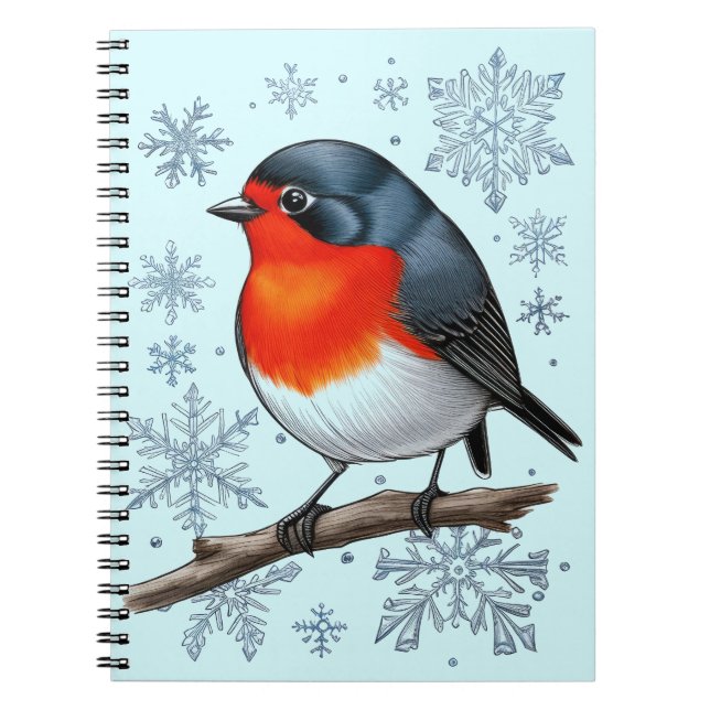 Cuaderno Pájaro de Robin Rojo (Frente)