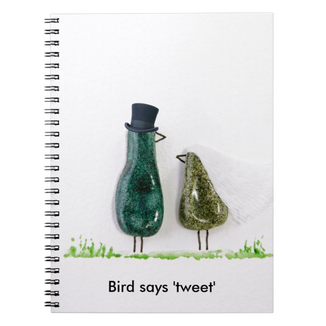 Cuaderno Pájaro dice 'pío' (Frente)