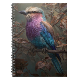 Cuaderno Pájaro Lilac Ruleta Respirada