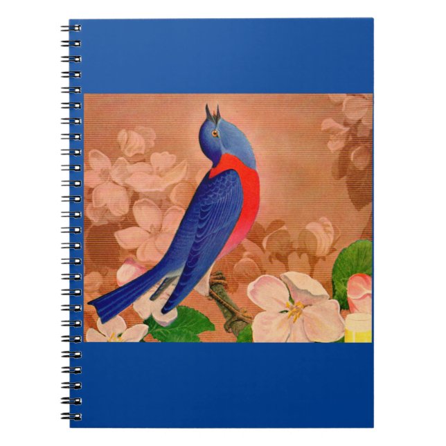 Cuaderno pájaro mozo de la felicidad (Frente)