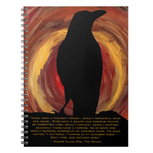 Cuaderno Pájaro negro el bloc de notas Raven