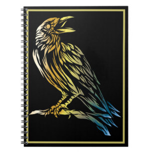 Cuaderno Pájaro negro el bloc de notas Raven