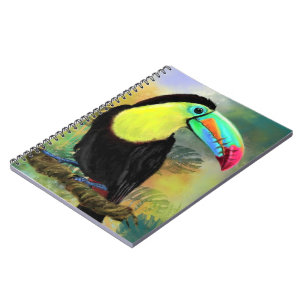 Cuaderno Pájaro Toco Tropical Toco Toucan Exótico - Pintado