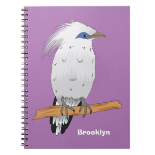Cuaderno Pájaro tropical exótico de Bali Mina