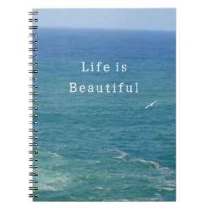 Cuaderno Pájaro Tropical Oceánico de Kauai (foto tomada por