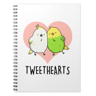 Cuaderno Pájaros de amor divertidos Tweethearts Castigo