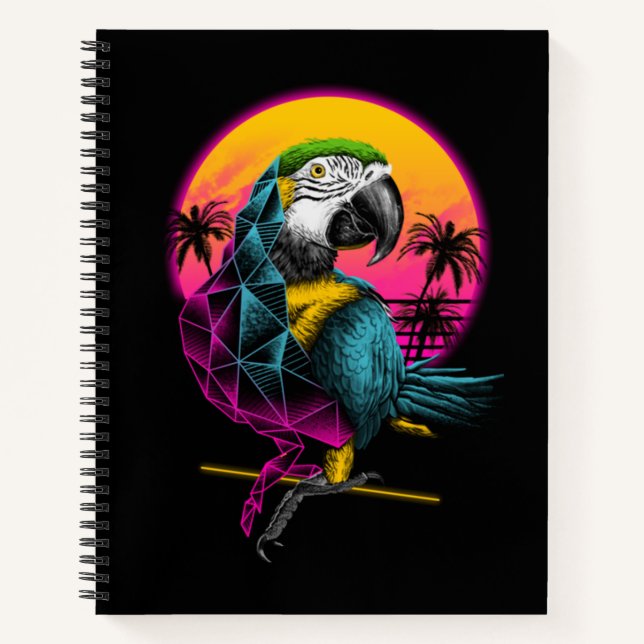 Cuaderno Pájaros de loros adorables (Anverso)