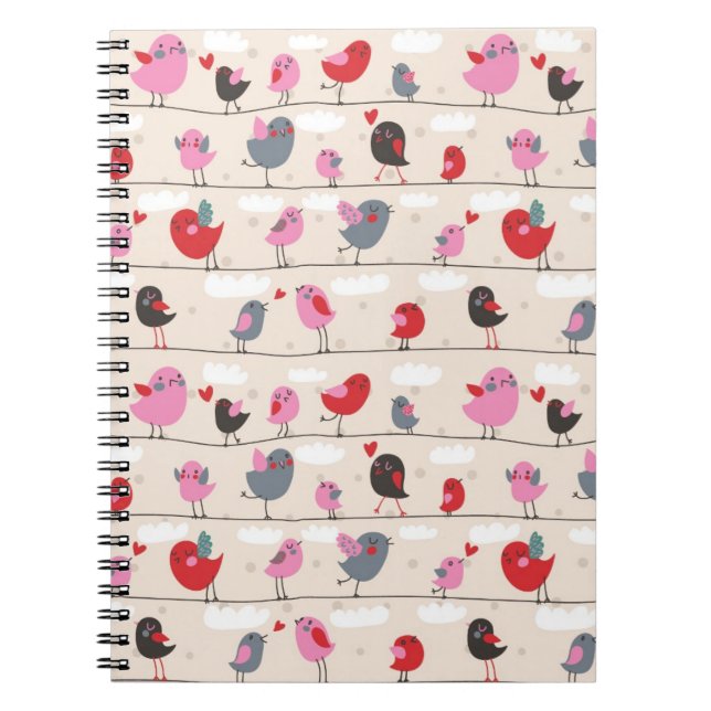 Cuaderno Pájaros en amor (Frente)