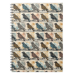 Cuaderno Pájaros En Un Alambre