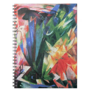 Cuaderno Pájaros (Vogel) por Franz Marc, Arte Cubista Vinta