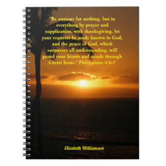 Cuaderno Palabra de Dios, filipinos 4:6-7, inspiración, ora
