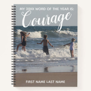 Cuaderno Palabra del año 2018 Coraje Oleadas Niños