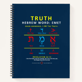 Cuaderno Palabra hebrea encontrada