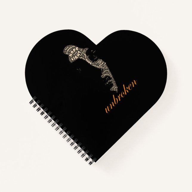 Cuaderno Palabra Inspiradora Mujer Indomable  (Anverso)