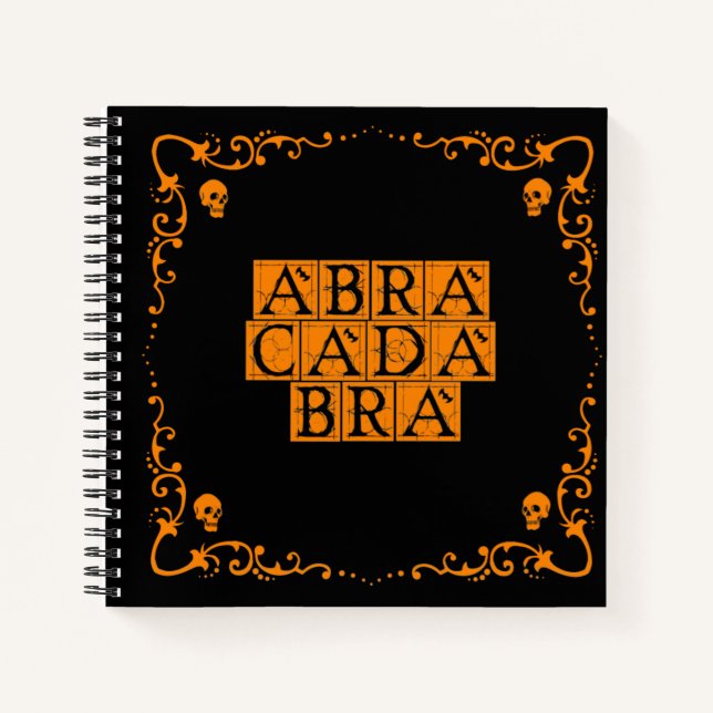Cuaderno Palabra mágica Abracadabra (Anverso)