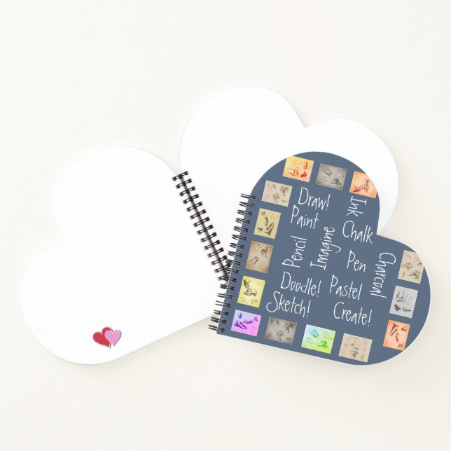 Cuaderno Palabras de arte inspiradoras dibujos antiguos dib (Interior)