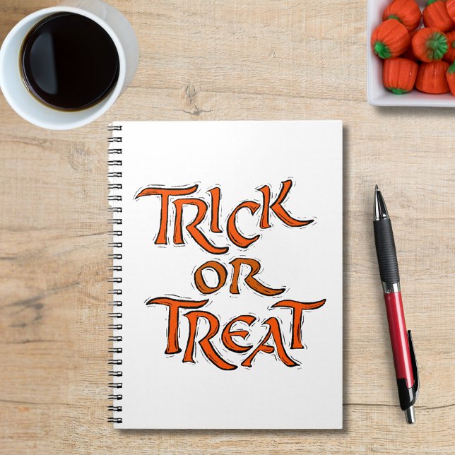 Cuaderno Palabras de Halloween Trick o Treat (Halloween Trick or Treat Words Notebook)