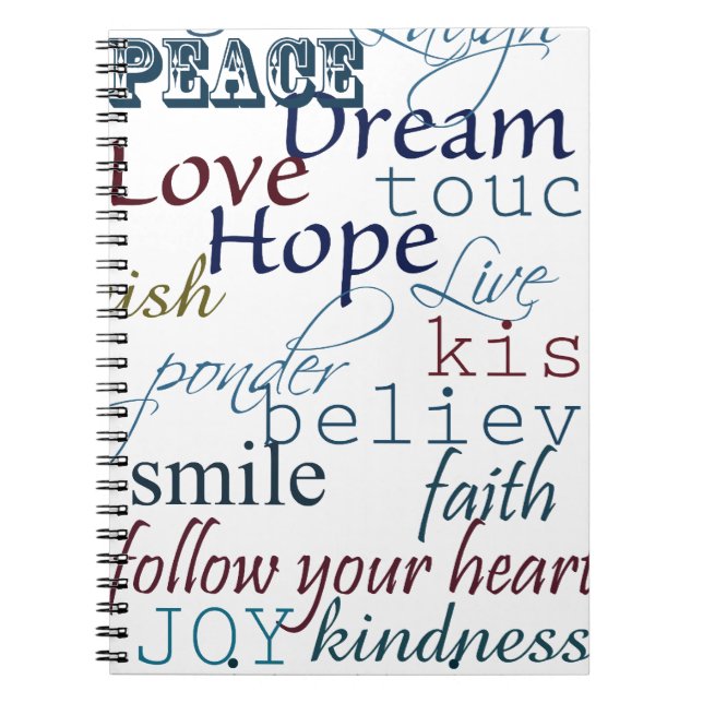 Cuaderno Palabras de inspiración (Frente)