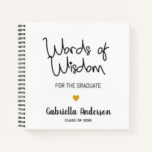Cuaderno Palabras de sabiduría para graduado