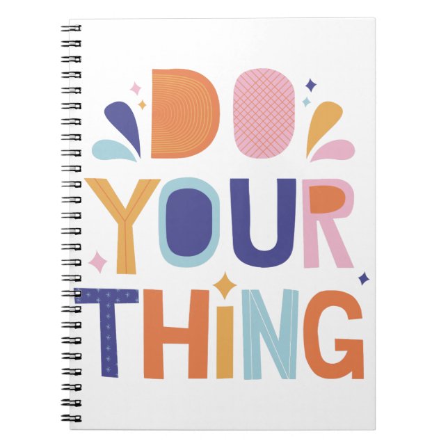 Cuaderno palabras motivacionales (Frente)