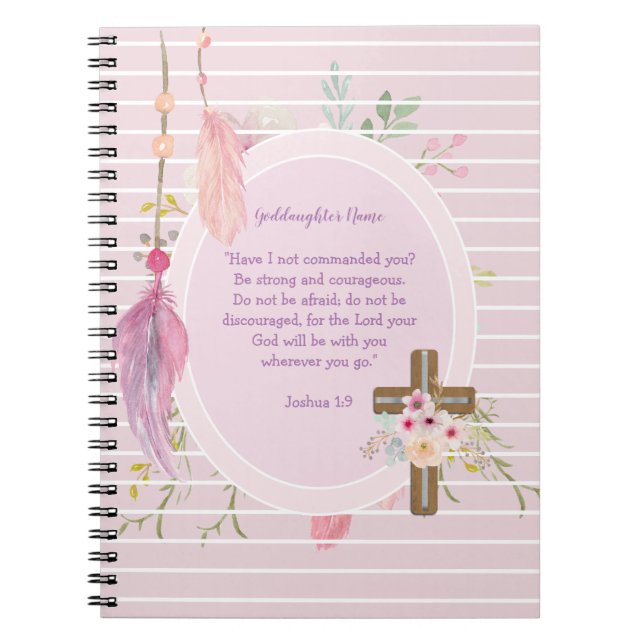 Cuaderno Palabras motivacionales de regalo de la diosa pers (Frente)
