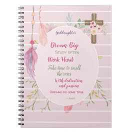 Cuaderno Palabras motivacionales de regalo de la diosa pers