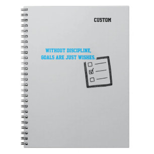 Cuaderno Palabras motivadoras - Disciplina,