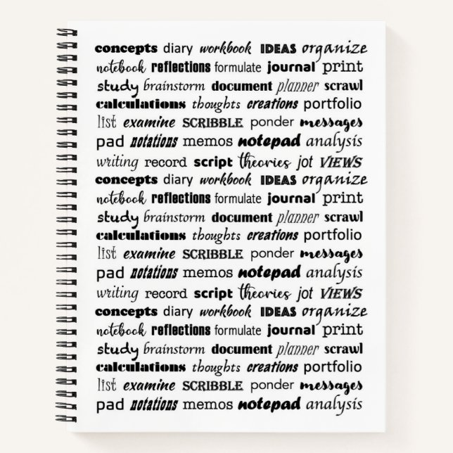 Cuaderno Palabras notadas (Anverso)