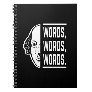 Cuaderno Palabras Palabras Palabras Shakespeare Cita a Tesp