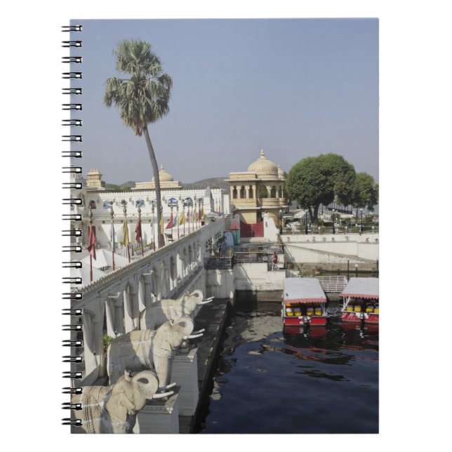 Cuaderno Palacio Jag Mindar, Lago Pichola, Udaipur, India. (Frente)