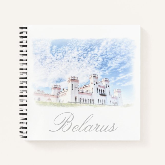Cuaderno Palacio Kosava Arquitectura de Bielorrusia Natural (Anverso)