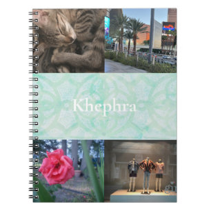 Cuaderno Pale Jade Batik Collage y nombre