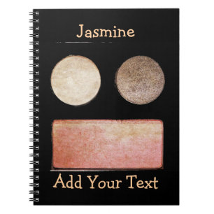 Cuaderno Paleta de artista de maquillaje - cara