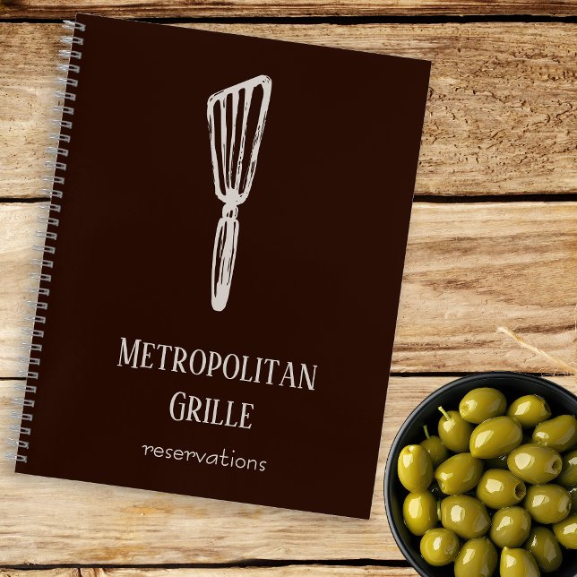 Cuaderno Paleta de Chef de Restaurante Marrón Claro (Subido por el creador)