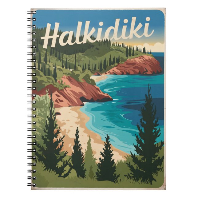 Cuaderno Paleta de Halkidiki Grecia (Frente)