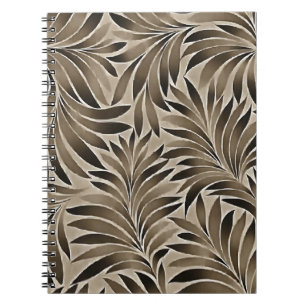 Cuaderno Paleta de pizarra gris ahumado de hojas