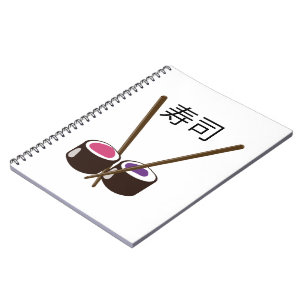 Cuaderno Palillos japoneses para sushi