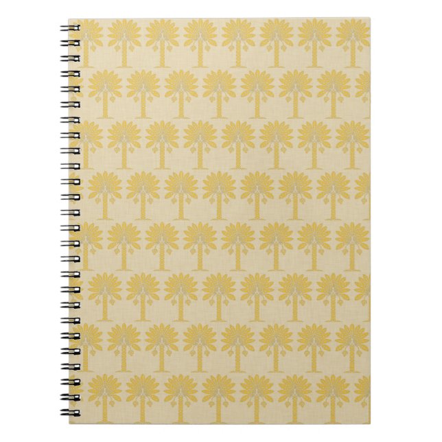 Cuaderno Palm azafrán de morada azafrán (Frente)