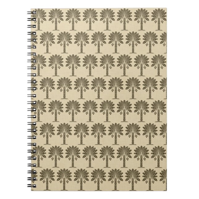 Cuaderno Palm de humaciones de especias de chocolate (Frente)