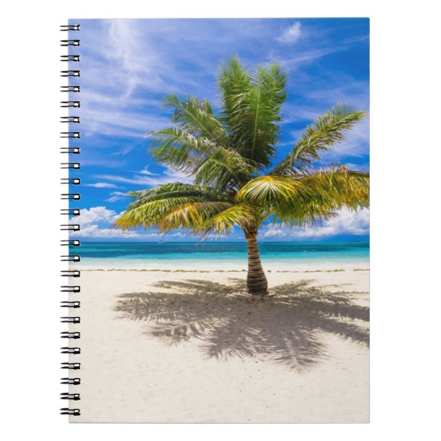 Cuaderno Palm on White Sand Beach (Frente)