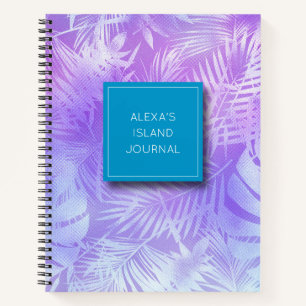 Cuaderno Palm Pastel irlandés personalizado