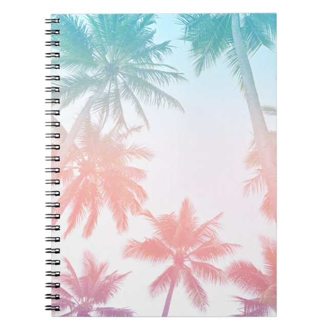 Cuaderno Palm Trees Vintage De La Playa (Frente)