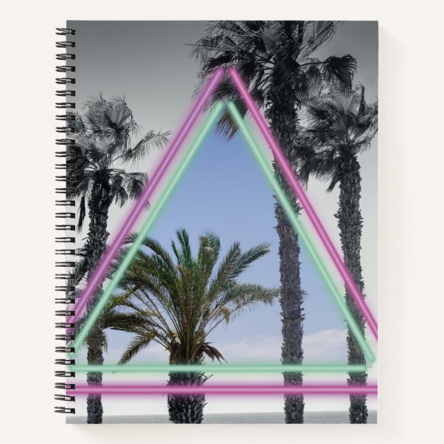 Cuaderno Palma de neón (Anverso)