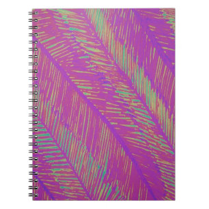 Cuaderno Palmas de neón púrpuras
