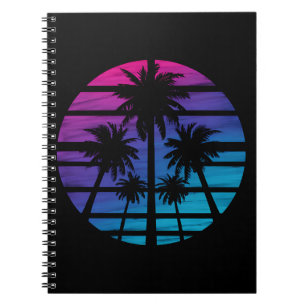 Cuaderno Palmera Playa Hawaiana Vacaciones de Verano