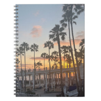 Cuaderno Palmeras con Naranja Sunset Oceanside California